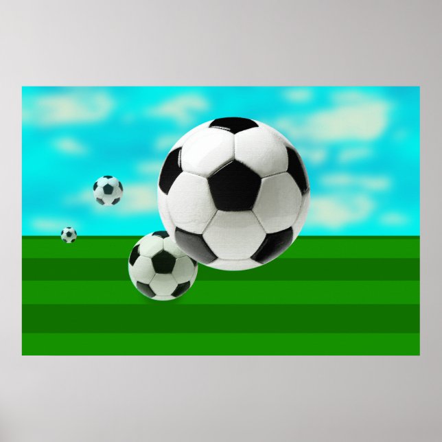 Poster Coupe du monde de football des fans de ballon de B (Devant)