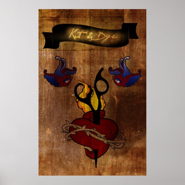 Poster Coupe et teinture (Devant)