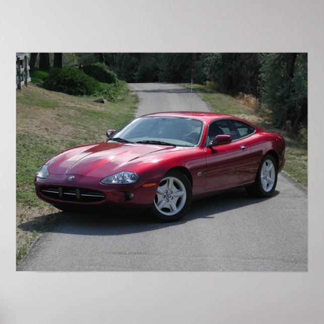 Poster Coupe Jaguar XK8 (Devant)