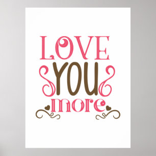 Poster Couple Cadeau Aimez-Vous Plus