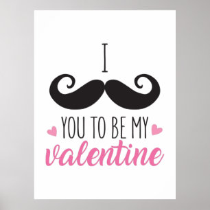 Poster Couple Don You To Be My Valentine