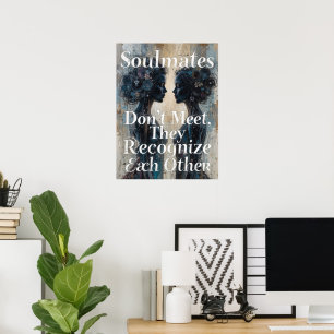 Poster Couple lesbienne coté amour Citation art