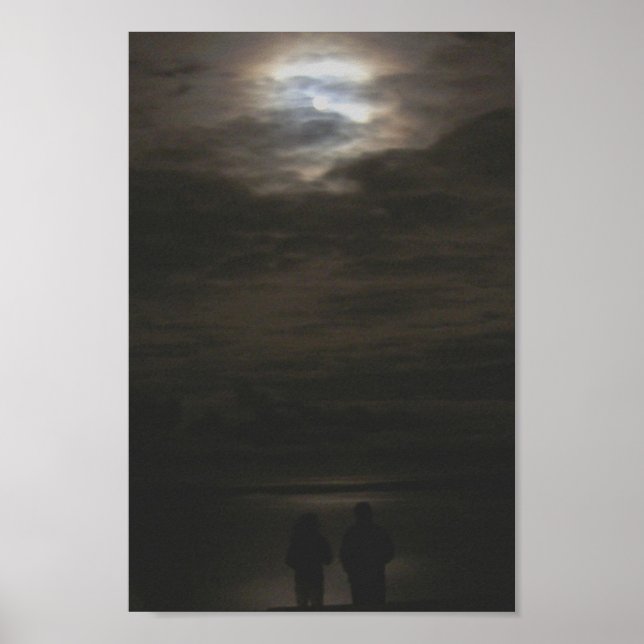 Poster Couple Lune (Devant)