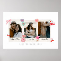 Couple personnalisé mignonne photos et cadeau text