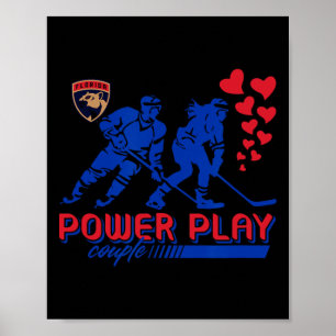 Poster Couple Power Play de la Saint-Valentin des Panther