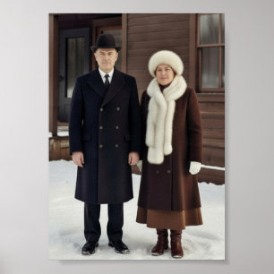 Poster Couple Vintage