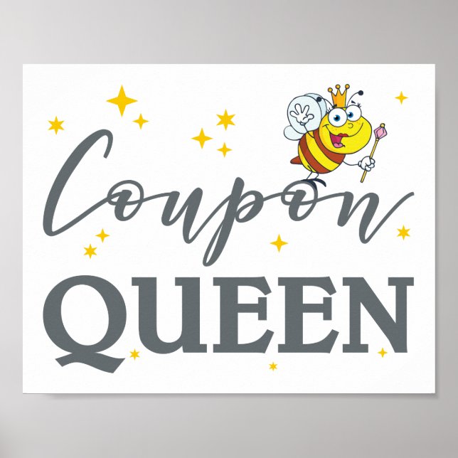 POSTER COUPON QUEEN (Devant)