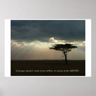 Poster Courage d'en haut