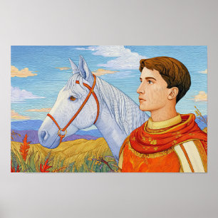 Poster Courage et Compassion : Saint Martin de Tours