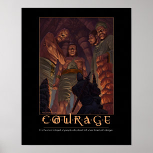 Poster Courage nouveau