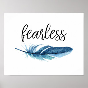 Poster Courageux