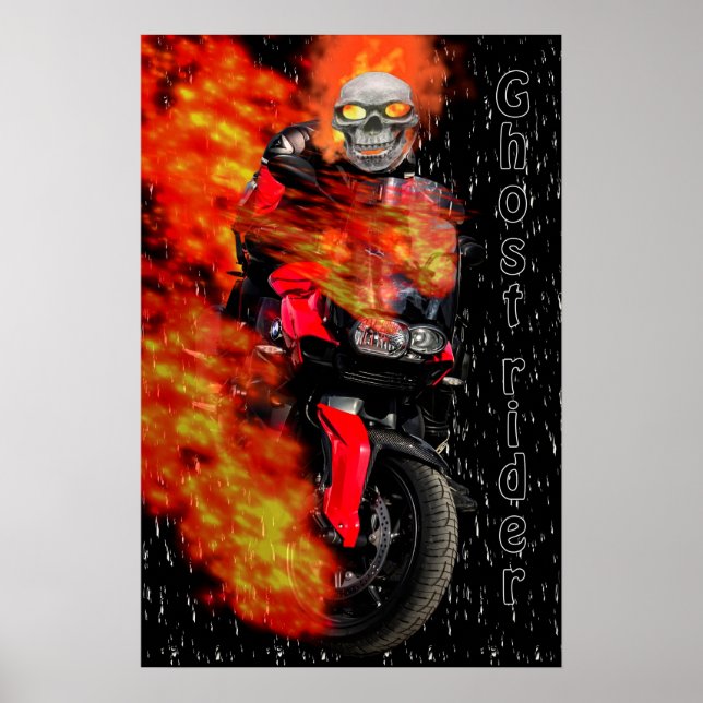 Poster Coureur de nuit Ghost Rider (Devant)