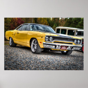 Poster Coureur de route Plymouth 1970
