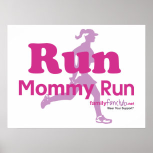 Poster Courez la course de maman