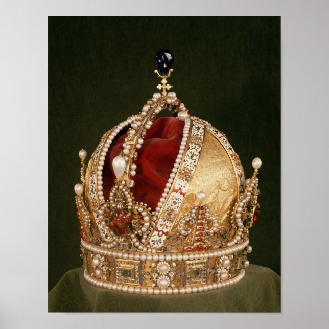 Poster couronne de couronnement de Rudolph II, c.1576 (Devant)