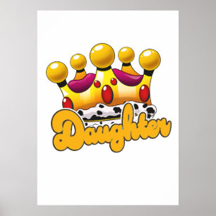 Poster Couronne de la fille Kings