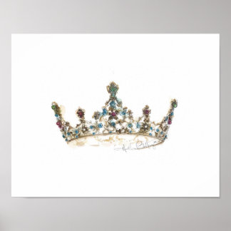 Poster Couronne de la reine par Heather French Henry