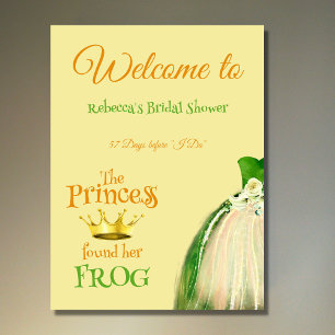 Poster Couronne élégante Princesse Grenouille Bridal Show