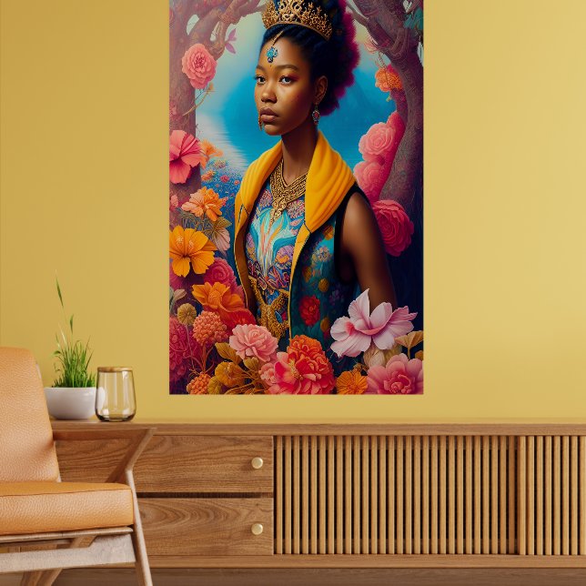 Poster Couronne princesse de bronze avec veste (Salon 2)