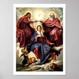 Poster Couronnement de la Vierge