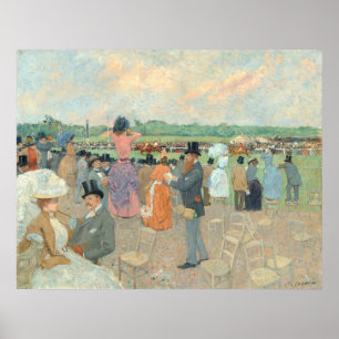 Poster Course à Longchamp - Jean-Louis Forain Art