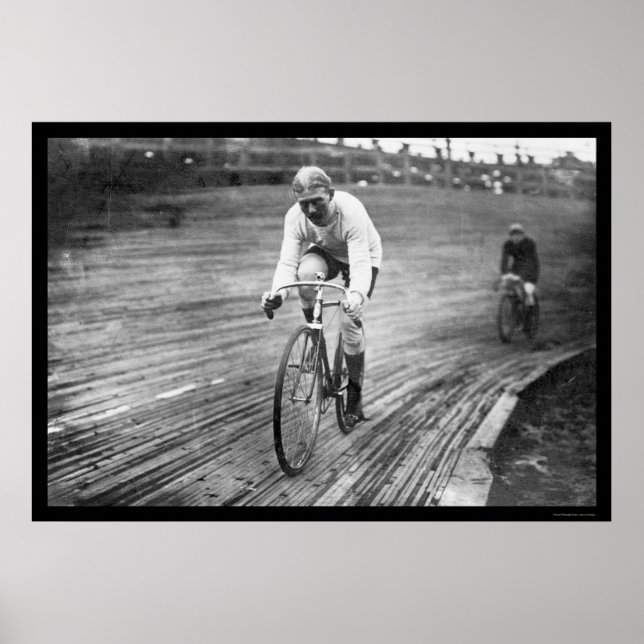 Poster Course à vélo de six jours 1909 (Devant)