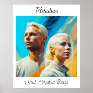 Poster Course Alien Extraterrestre des Pléiadiens