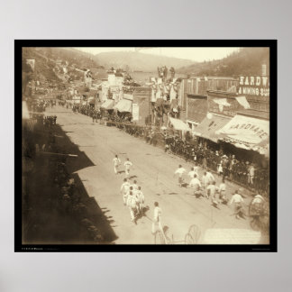 Poster Course chinoise Hub-and-Hub Deadwood SD 1888