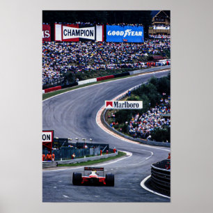Poster Course d'Ayrton Belgique