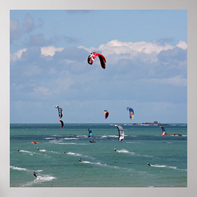 Poster Course de Kiteboard (Devant)