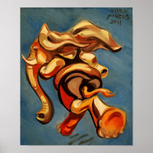 Poster Course des éléphants