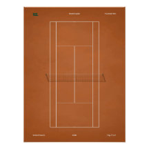 Court de tennis en terre battue de Roland-Garros