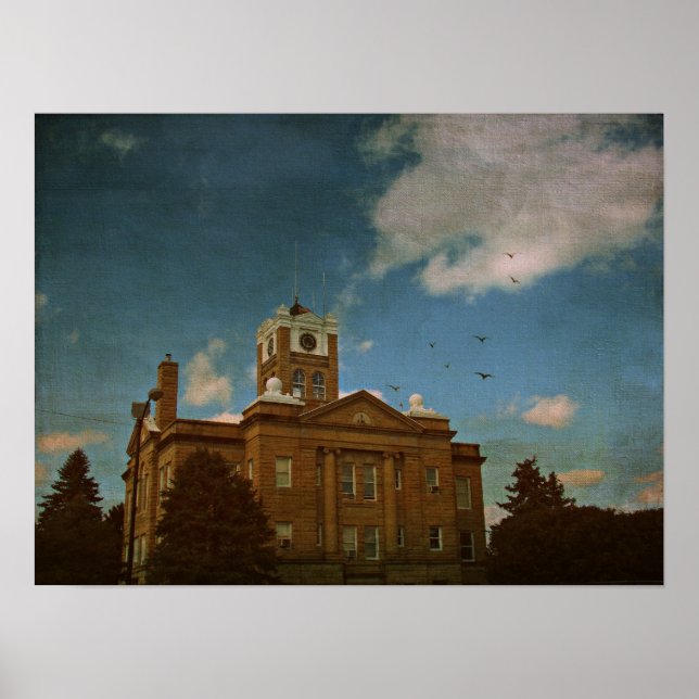 Poster Court House Albia, Iowa (Devant)