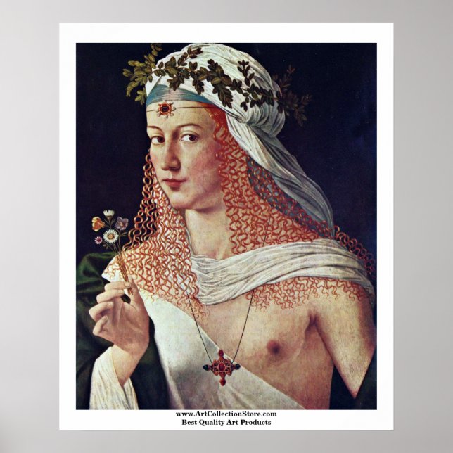 Poster Courtesan (Portrait De Lucrezia Borgia ?) (Devant)