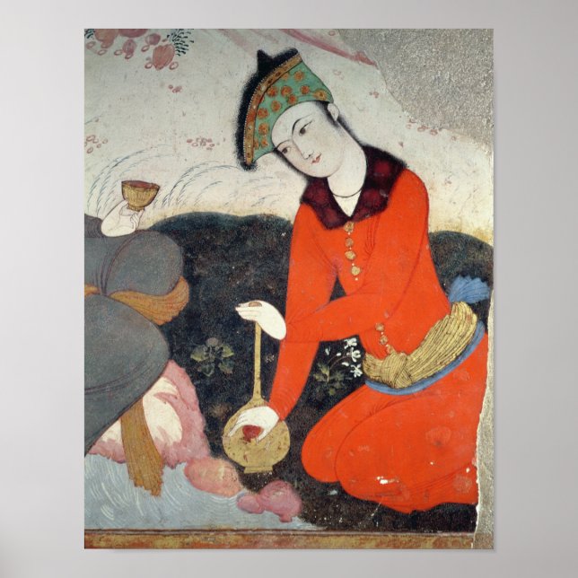 Poster Courtier à la Cour de Shah Abbas I (Devant)