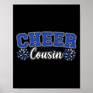 Poster Cousin Bleu de Cheer Ma Pom-Pom Girl Préférée M'ap