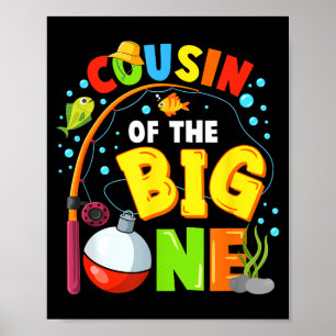 Poster Cousin du grand pêcheur garçon de la famille d'ann