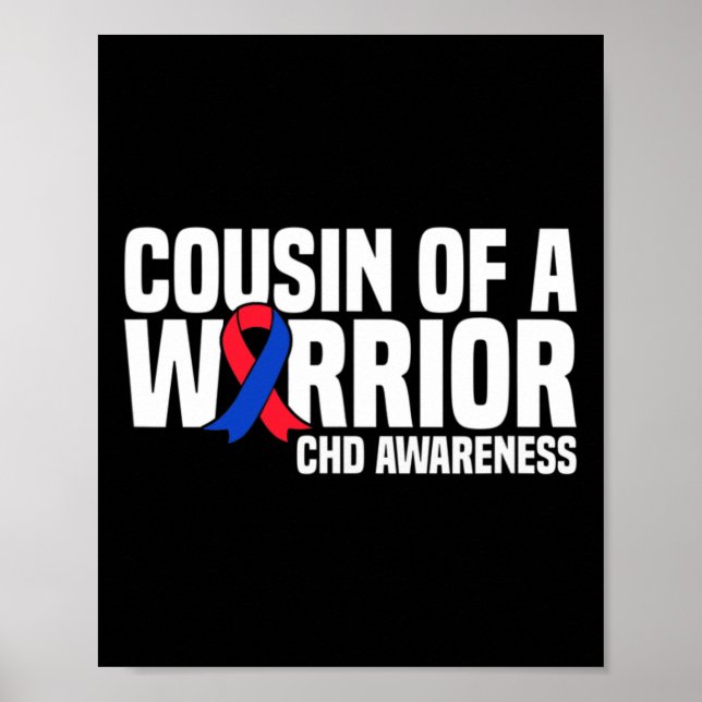 Poster Cousin Of A Warrior Chd Congenital Heart Disease A (Devant)