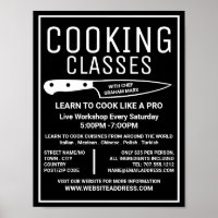 Couteau Blanc, Gourmet, Cuisines Classes Publicité