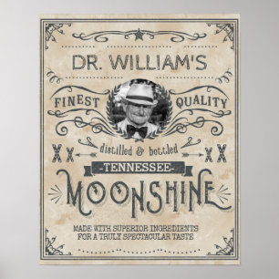 Poster Coutume vintage drôle de médecine de montagnard