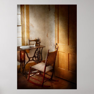 Poster Couture - Elle adorait cette machine