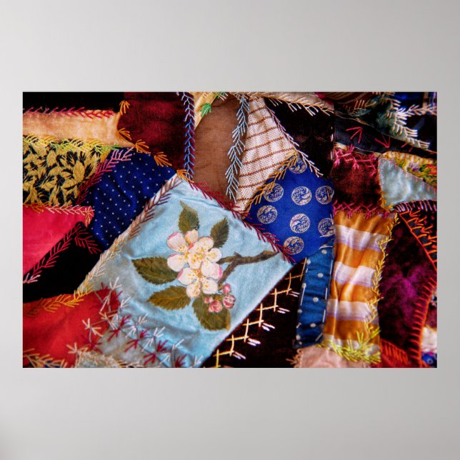 Poster Couture - Patchwork - Le quilt de grand-mère (Devant)