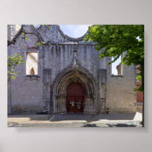 Poster Couvent du Carmo à Lisbonne