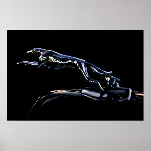 Poster Couvercle de voiture classique Greyhound