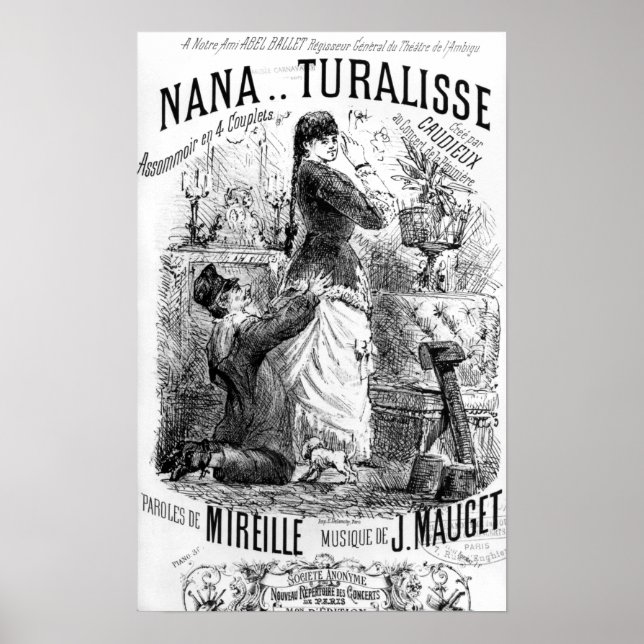 Poster Couverture avant d'une feuille de score (Devant)