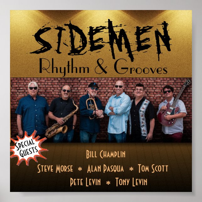 Poster Couverture C.D. Sidemen Rhythm & Grooves (Devant)
