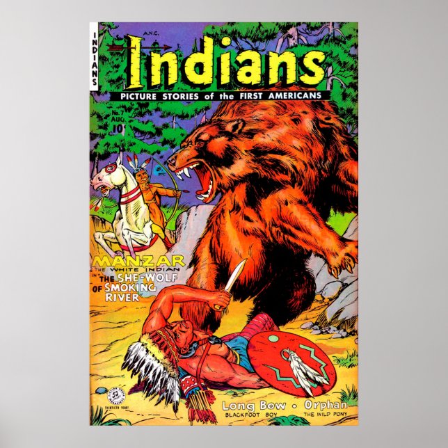 Poster Couverture comique vintage (Devant)