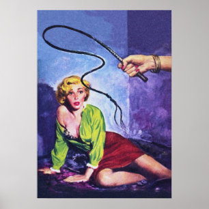 Poster Couverture d'art de la revue Lover Pulp