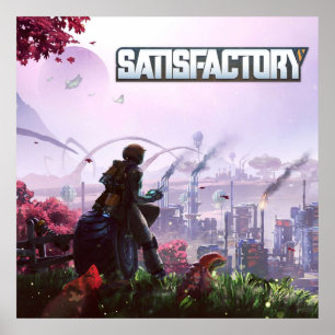 Poster Couverture de jeu satisfaisante