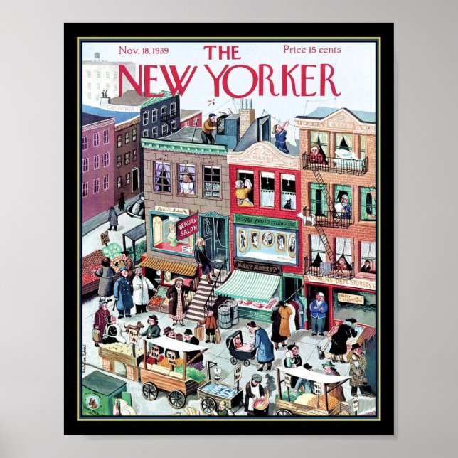 Poster Couverture de la vie quotidienne à New York (Devant)